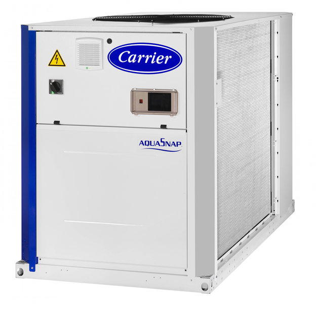 La gamme de refroidisseurs scroll à condensation par air Carrier AquaSnap® désormais disponible en version R-32